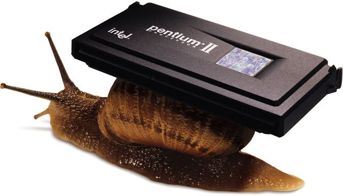 Pentium II snail