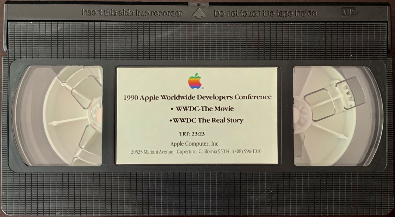 WWDC 1990 VHS tape